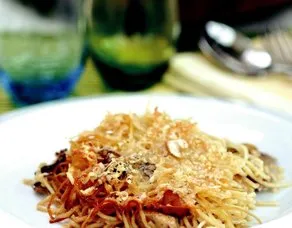 Porçini Mantarlı Spagetti