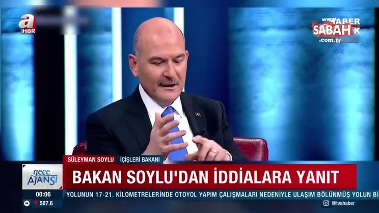 İçişleri Bakanı Süleyman Soylu iddialara yanıt verdi! 