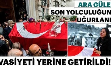 Son dakika... Ara Güler son yolculuğunda vasiyeti yerine getirildi