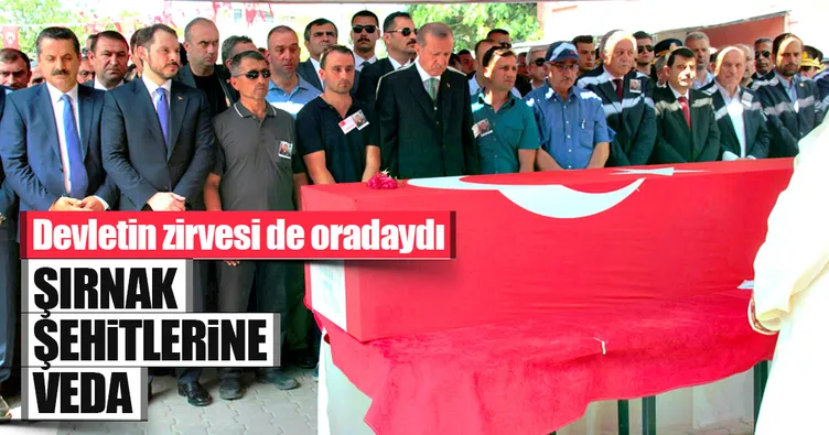 Şırnak şehitlerine veda