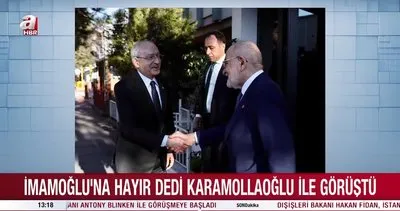 İmamoğlu’na hayır dedi, Karamollaoğlu ile görüştü! Kılıçdaroğlu-İmamoğlu gerilimi sürüyor... | Video