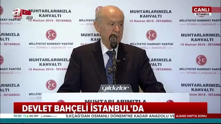 Devlet Bahçeli'den flaş açıklamalar