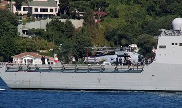 NATO tatbikatından dönen savaş gemileri peş peşe Boğaz’dan geçti