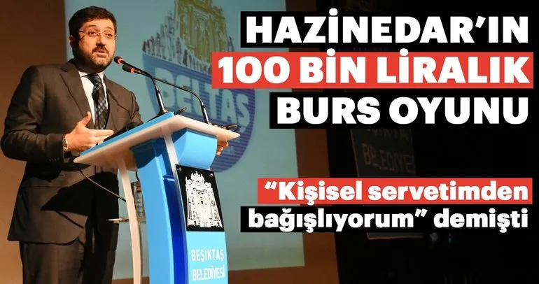 Murat Hazinedar’ın 100 bin liralık burs oyunu