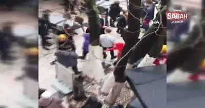 İstanbul Sultanahmet’te Arap turistlerin tekme tokatlı kavgası kamerada