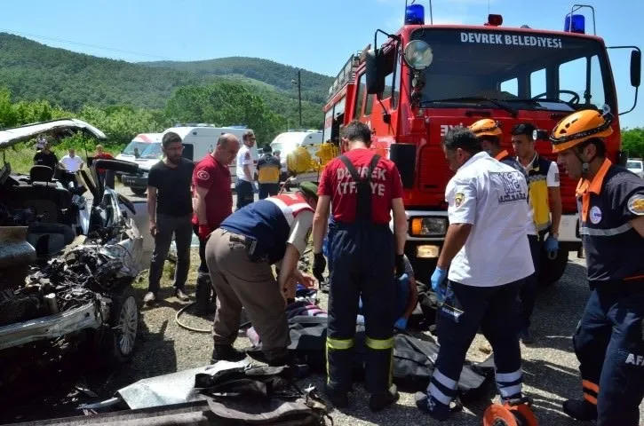 Zonguldak’ta trafik kazası: 1 ölü!