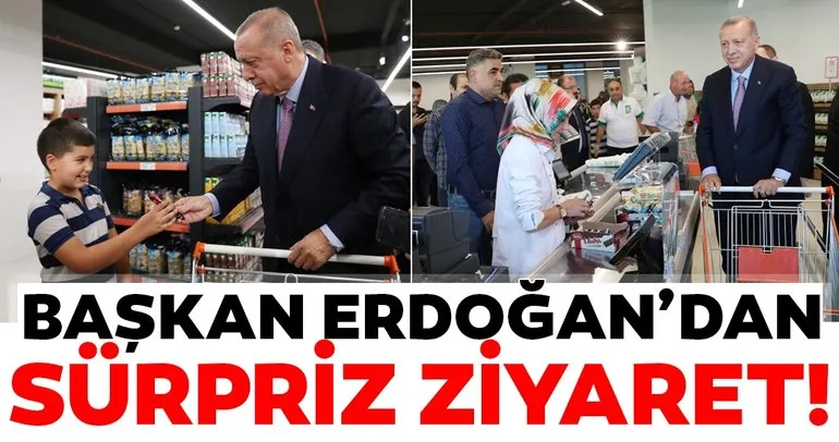 Başkan Erdoğan’dan sürpriz ziyaret! O detay gözlerden kaçmadı