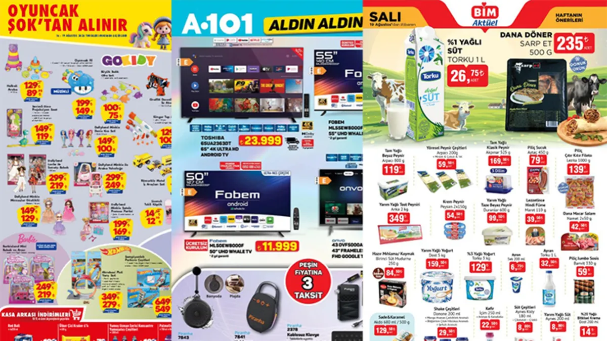 A101 ve BİM'de Bu Haftanın Fırsatları: 21 Ağustos'a Kadar Geçerli İndirimler!