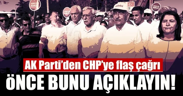 AK Parti’den CHP’ye flaş çağrı