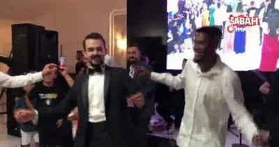 Kayserisporlu futbolcular düğünde coştu! Mensah ve Thiam pistte döktürdü | Video