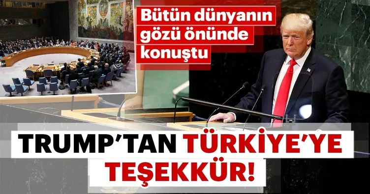 Son Dakika: Trump’tan Türkiye’ye teşekkür