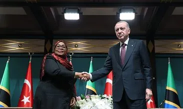 Tanzanya Cumhurbaşkanı ile basın toplantısında konuşan Başkan Erdoğan: Dönüm noktası olacak