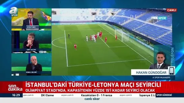 Son dakika! Türkiye - Letonya maçı seyircili oynanacak | Video