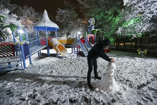 Ankara'da kar yağışı etkili oldu