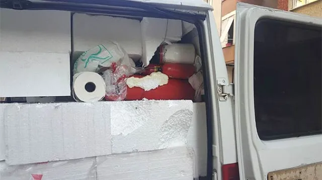 Son dakika: Patlayıcı yüklü minibüsten dehşete düşüren fotoğraflar!