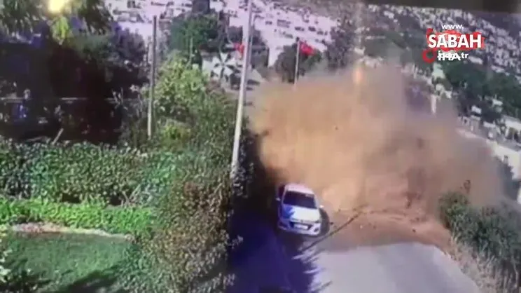 Ana su hattı bomba gibi böyle patladı | Video