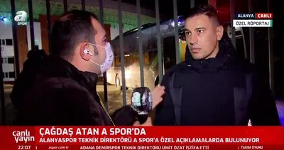 Çağdaş Atan Alanyaspor - Beşiktaş maçı sonrası A Spor’a konuştu! Hakemlerle ilgili hiçbir yorum yapmıyorum