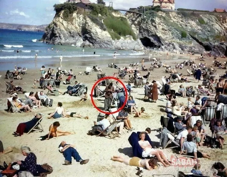 1943’te çekilen bu fotoğraf görenleri şaşkına çevirdi! Zaman yolcusu tartışmaları alevlendi