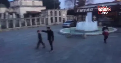 Eyüpsultan Meydanı’nda pitbull dehşeti | Video