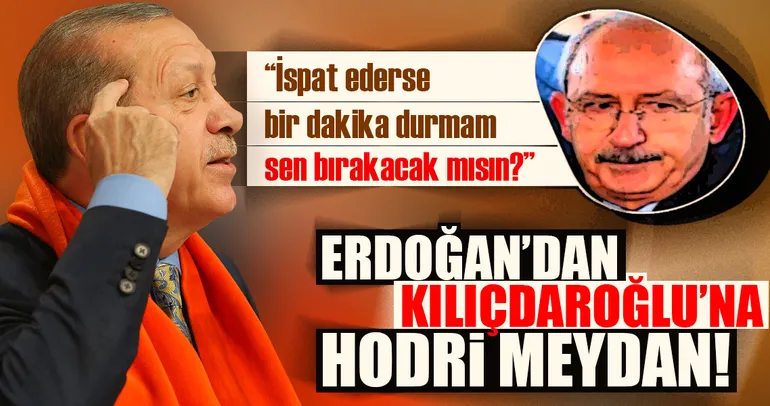 İspat ederse bir dakika durmam