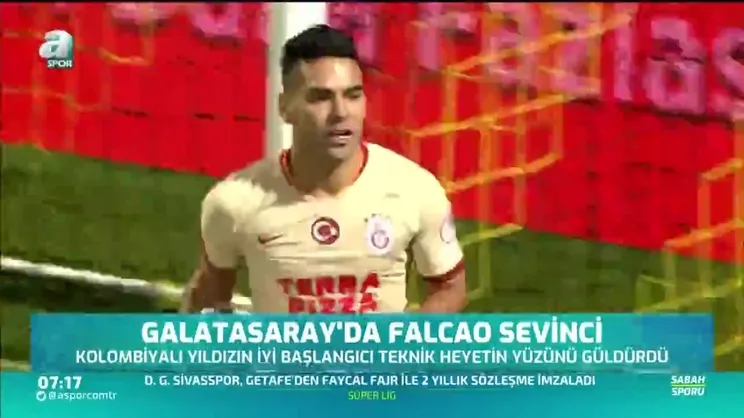 Falcao'nun performansı Galatasaray'da sevinç yarattı