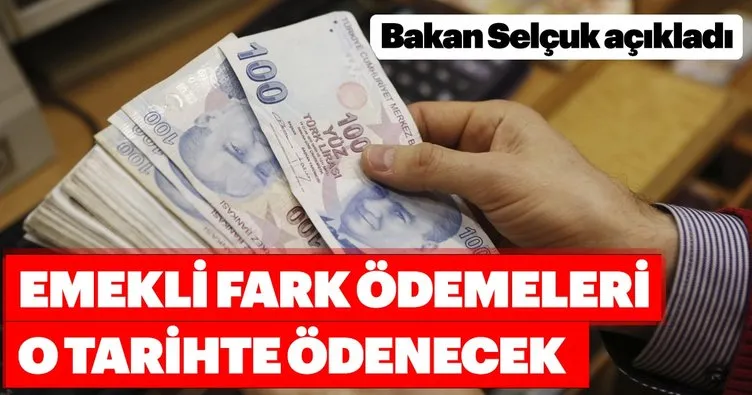 Son dakika haberi: Emekli maaş fark ödemeleri ne zaman ödenecek? Bakan Selçuk'tan emekli fark ödemeleri açıklaması!