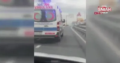 İstanbul’da lüks aracı ile ambulansa yol vermeyen sürücünün 5 yıla kadar hapsi istendi!