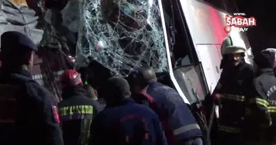 Amasya’da yolcu otobüsüyle kamyonun çarpıştığı kazada 2 kişi öldü, 20 kişi yaralandı | Video