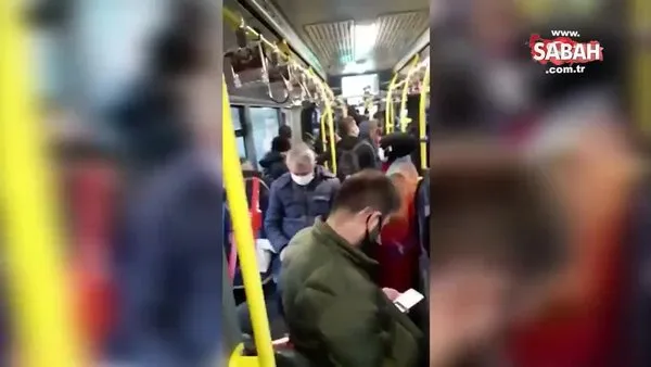 Metrobüsler tıklım tıklım! Koronavirüs buluşma korkusu yaşadılar | Video