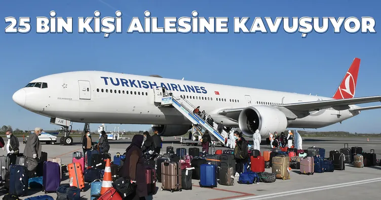 25 bin kişi ailesine kavuşuyor