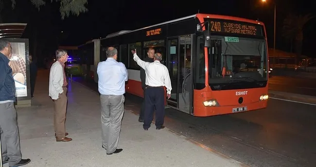 Belediye otobüsünde tinerci dehşeti