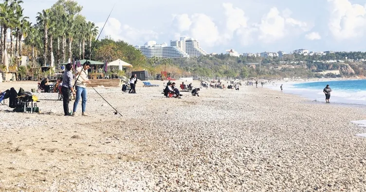 Bir yanda kar bir yanda güneş