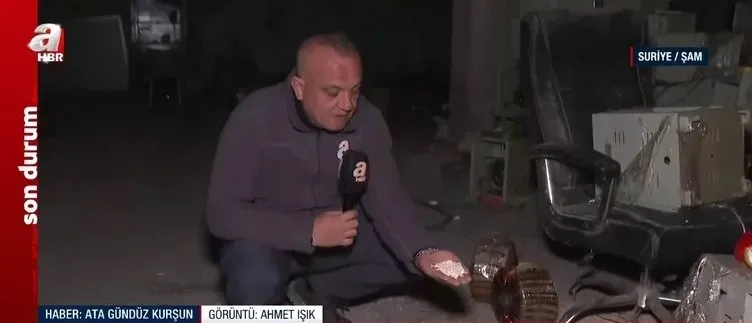 İşte Esad’ın kurduğu zehir ekonomisi! A Haber, Şam’daki uyuşturucu laboratuvarını görüntüledi