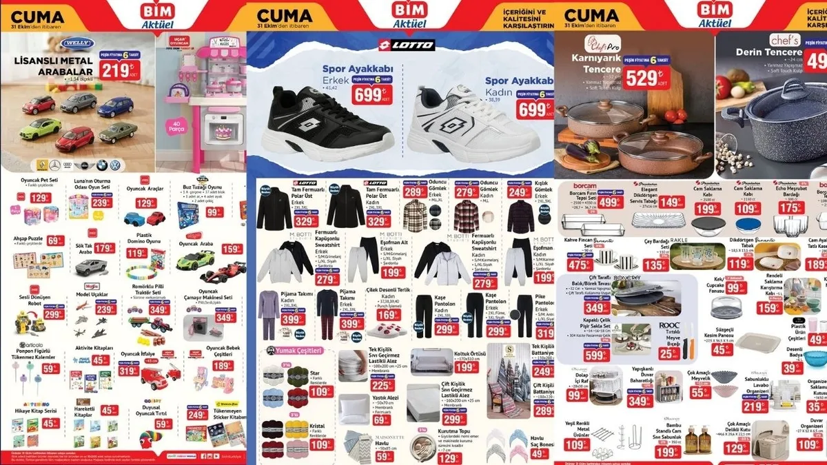 BİM AKTÜEL YENİ HAFTA! 28-31 Ekim BİM aktüel fırsatları: Spor ayakkabıları, kahve makinesi, meyve sıkacağı ve bebek bezleri