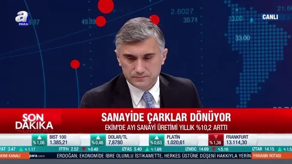 Son dakika: Sanayi üretim verisi beklentiyi aştı!