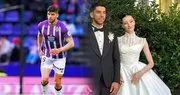 Milli takım ve Real Valladolid'in yıldızı Cenk Özkaçar ve sevgilisi Hira Nur Kasatura evlendi! Görkemli düğün geceye damga vurdu...