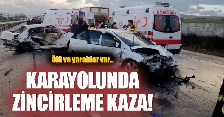Bursa’da zincirleme kaza: 2 ölü, 8 yaralı