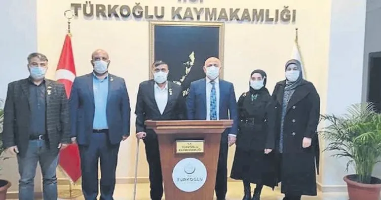 Şehitler derneğinden anlamlı ziyaret