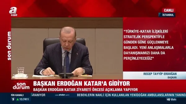 Son Dakika: Başkan Erdoğan Katar'a gidiyor | Video