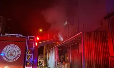 Bursa’da mobilya fabrikasında yangın