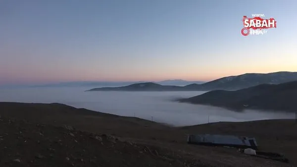 Sis bulutu eşsiz görüntüler ortaya çıkardı | Video