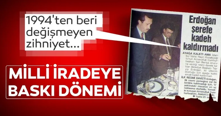 Erdoğan’ın belediye başkanı seçildikten sonra katıldığı ilk protokol yemeğinde mahalle baskısı!