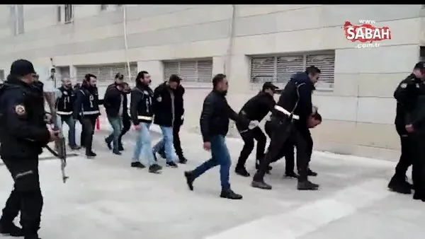 Elazığ'daki 'Silindir' Operasyonu'nda 22 şüpheli adliyeye sevk edildi | Video