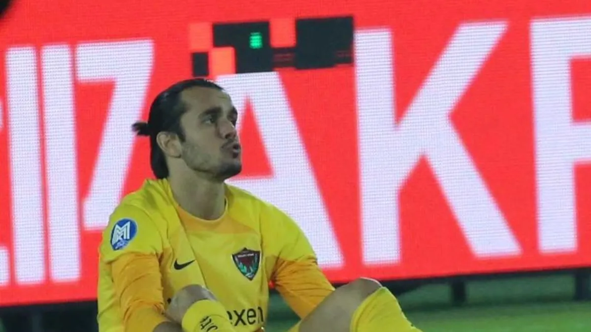 Amed Sportif Faaliyetler kalecisi Erce Kardeşler sahada