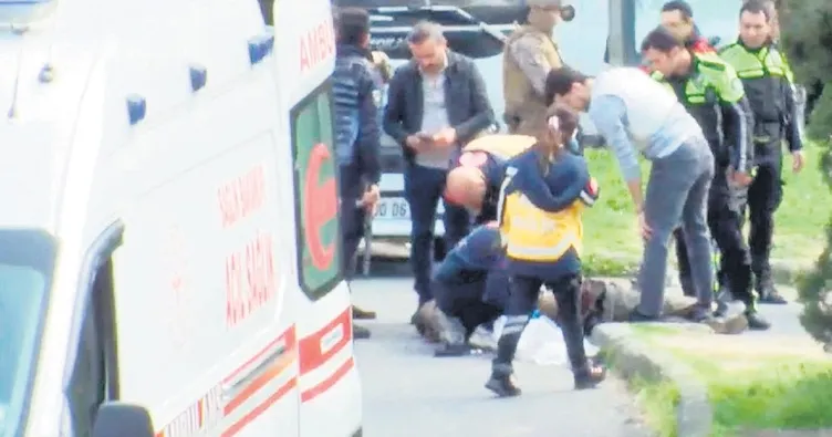 Konsolosluk önünde polise saldırı