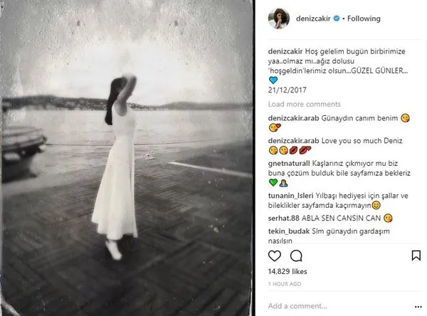 Ünlülerin Instagram paylaşımları (21.12.2017)