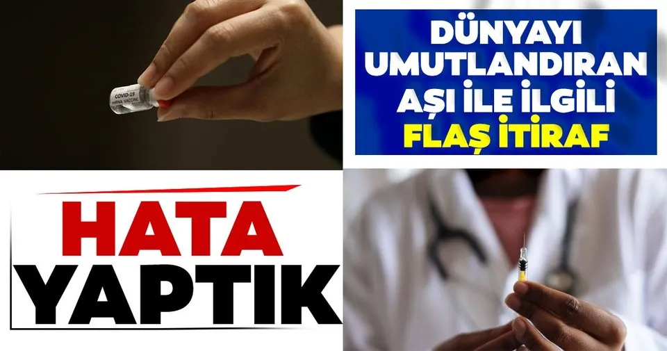 Corona Asisindan Son Dakika Haberler Dunyanin Konustugu Asiyla Ilgili Soke Eden Itiraf Geldi Onemli Bir Hata Yaptik Son Dakika Haberler