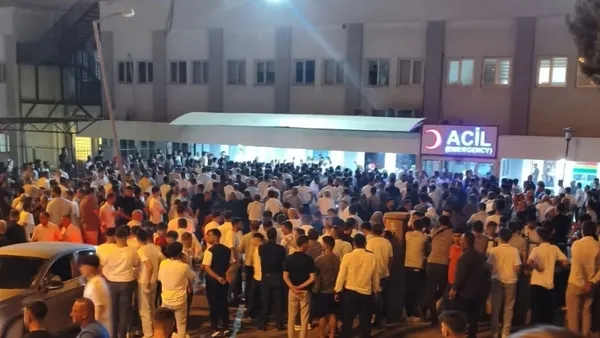 Siirt düğün salonunda kavga