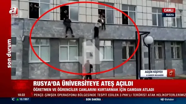 SON DAKİKA: Rusya'da üniversitede silahlı saldırı! Dehşet anları kamerada...