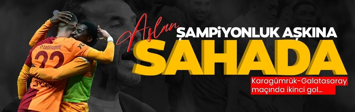 Karagümrük - Galatasaray maçında ikinci gol -CANLI-